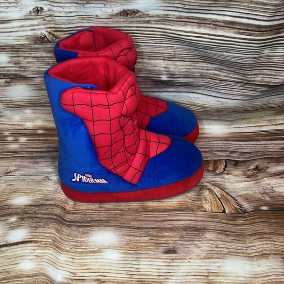 👶🏽 Marvel Spiderman Muscle House Shoes slippers - Picture 2 of 5